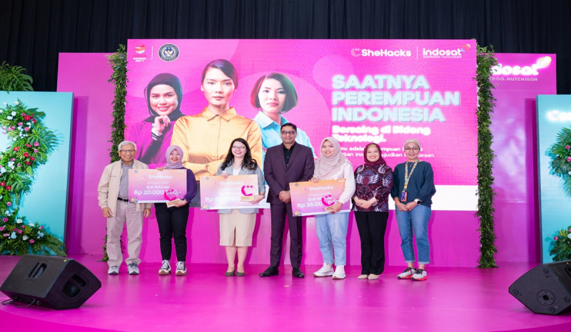 Indosat Lahirkan Inovator Perempuan Indonesia Masa Depan Lewat SheHacks 2023