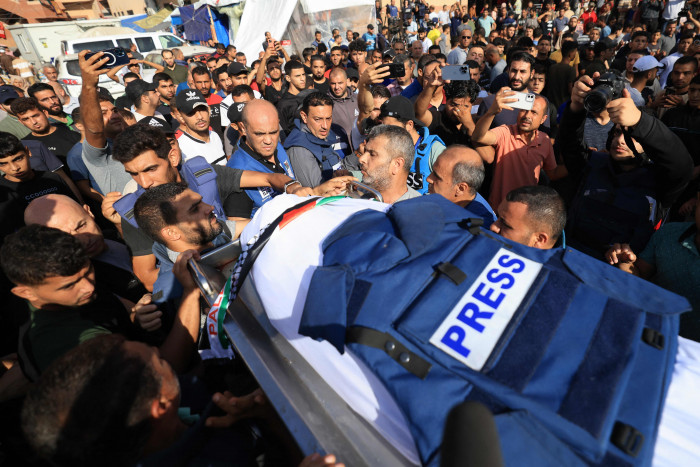 Jumlah Jurnalis yang Terbunuh di Palestina Bertambah Jadi 106 Orang