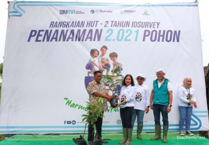 Perhutani Bersama ID Survey Peringati HMPI di Bogor 