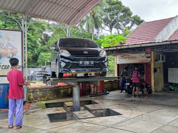 Usaha Cuci dan Sewa Mobil Didukung Modal PT Timah