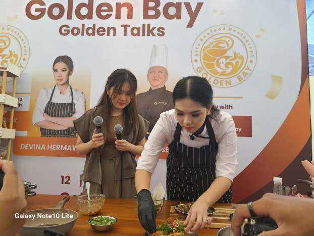 Golden Bay Live Seafood Restaurant Luncurkan Menu Baru Bersama Celebrity Chef Devina Hermawan