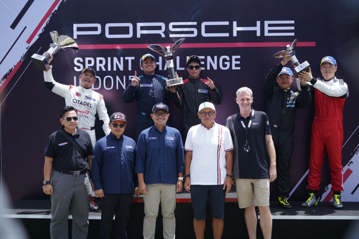 Porsche Sprint Challenge Indonesia 2023, Rizqy Motorsport Raih Podium Endurance Race