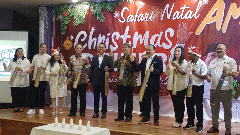 Anies Hadiri Kegiatan Christmas Dinner Bersama Umat Nasrani