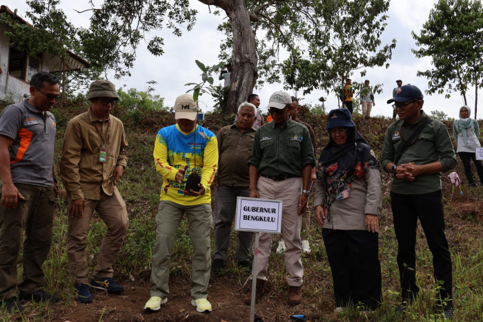 Menteri LHK Siti Nurbaya Pimpin Penanaman Pohon Serentak se Indonesia