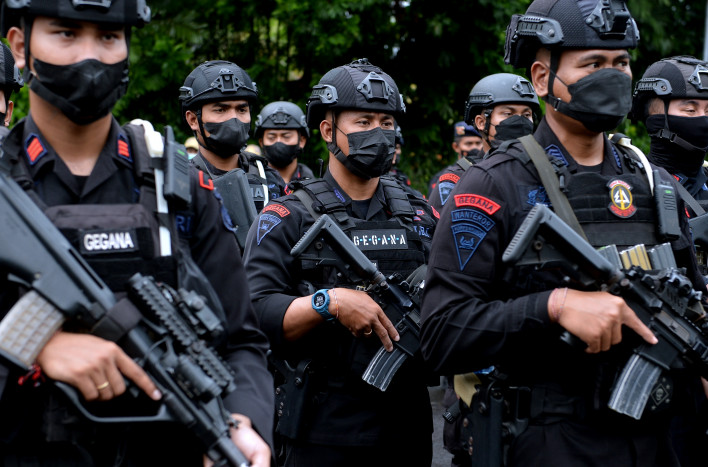 2 Ribu Personel Polisi Amankan Natal dan Tahun Baru di Bali  
