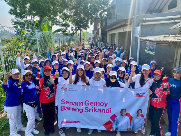 Relawan GIM Pendukung Prabowo-Gibran Sosialisasikan Gaya Hidup Sehat