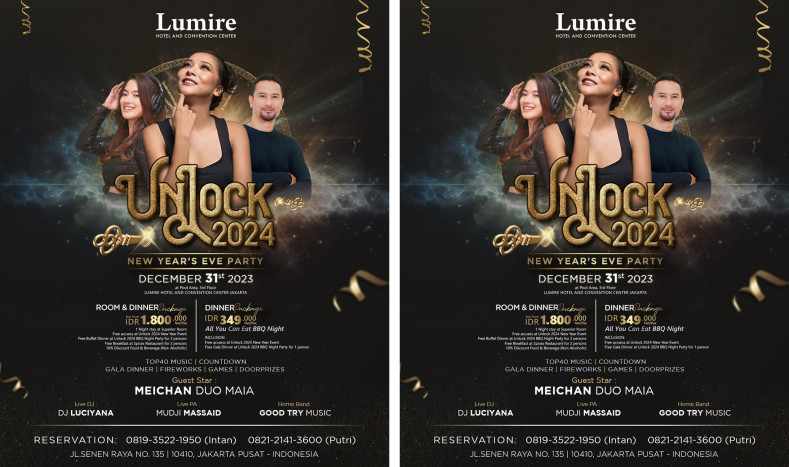 Lumire Hotel and Convention Center Tawarkan Perayaan Istimewa di Malam Tahun Baru 2024
