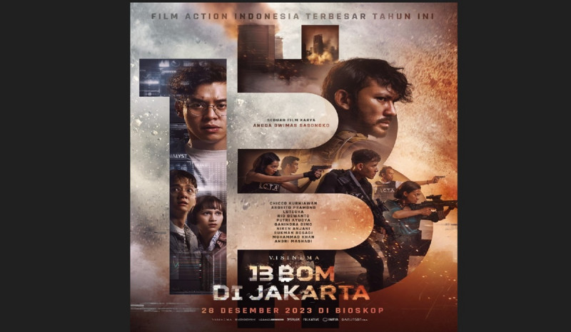Film 13 Bom di Jakarta Berkolaborasi  dengan Produser Film Parasite