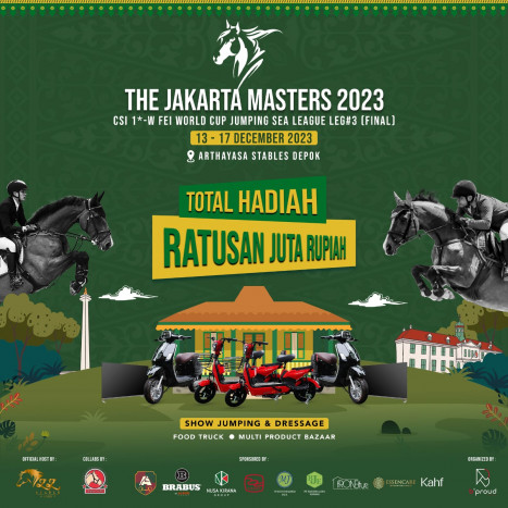 Ajang Olahraga Berkuda ‘Equestrian’ The Jakarta Masters 2023 Ramai Peminat