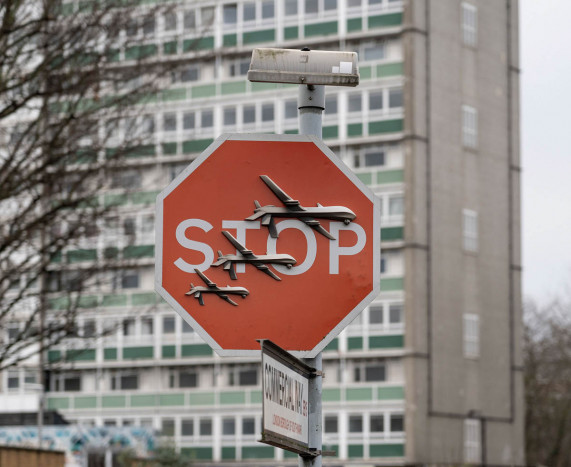 Polisi London Tangkap Pencuri Setelah Karya Seni Banksy Dihapus dari Jalan