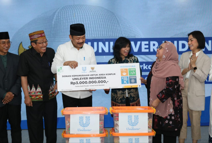 Baznas Terima Bantuan Kemanusiaan dari Unilever Indonesia