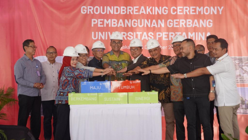 Peletakan Batu Pertama, Pertamina Dukung Pengembangan Kampus Universitas Pertamina