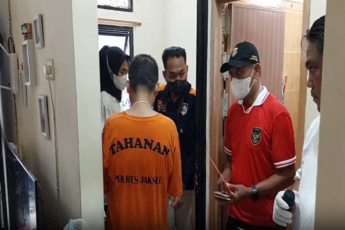 Polisi lakukan Rekonstruksi Pembunuhan 4 Anak di Jagakarsa  