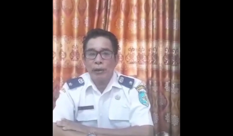 Viral, Video Kepala Desa Berseragam Dinas di Sumut Nyatakan Dukung Ganjar Pranowo