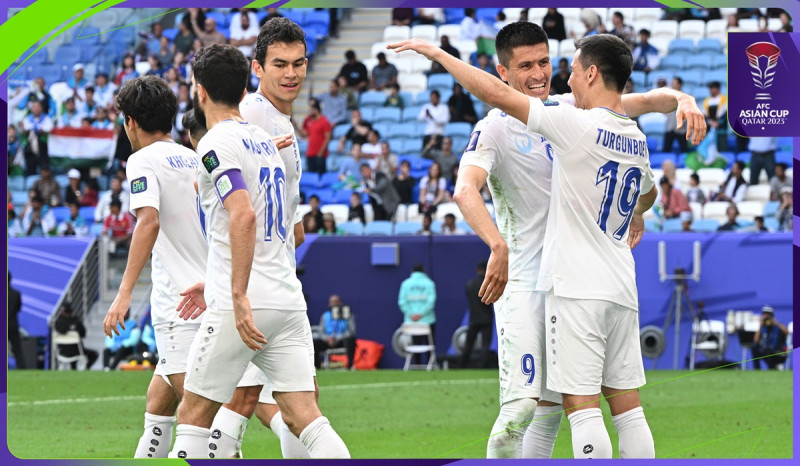 Tekuk Thailand, Uzbekistan Melaju ke Perempat Final Piala Asia
