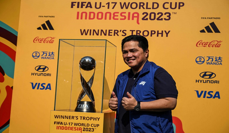 Jelang Pertandingan Kedua di Piala Asia, Erick Thohir Minta Skuad Garuda Jaga Keyakinan