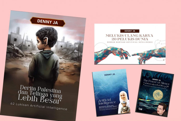 Denny JA Luncurkan Empat Buku Lukisan AI