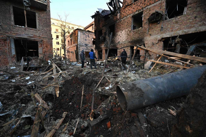 Ukraina Menangkis Drone saat Rusia Membalas Serangan di Belgorod