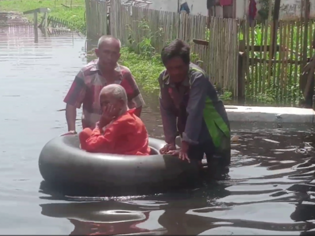 Sepekan, Warga Kertapati Palembang Kebanjiran akibat Sungai Musi Meluap