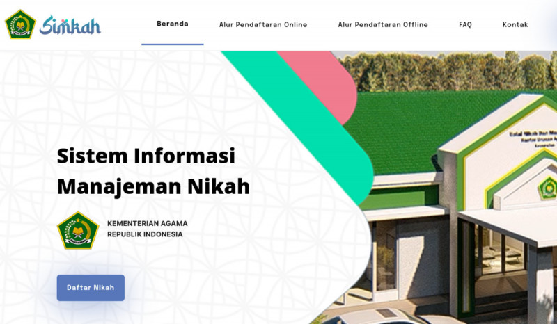 Cara Daftar Nikah Secara Online via SIMKAH Kemenag