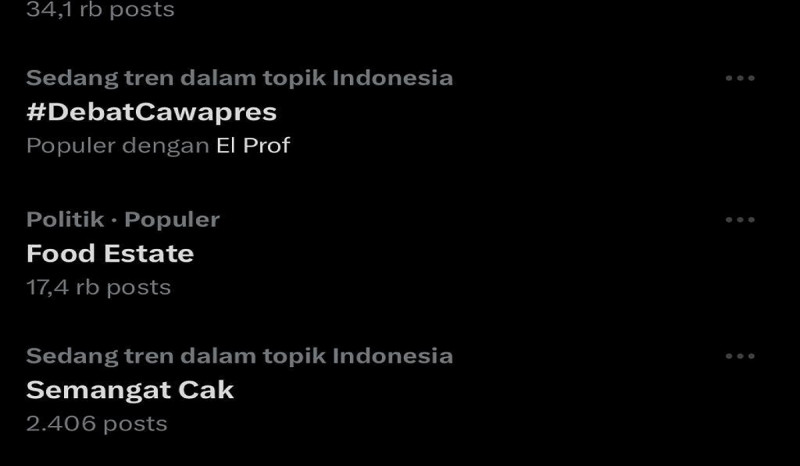 Disinggung Cak Imin, Food Estate Ikut Trending di X