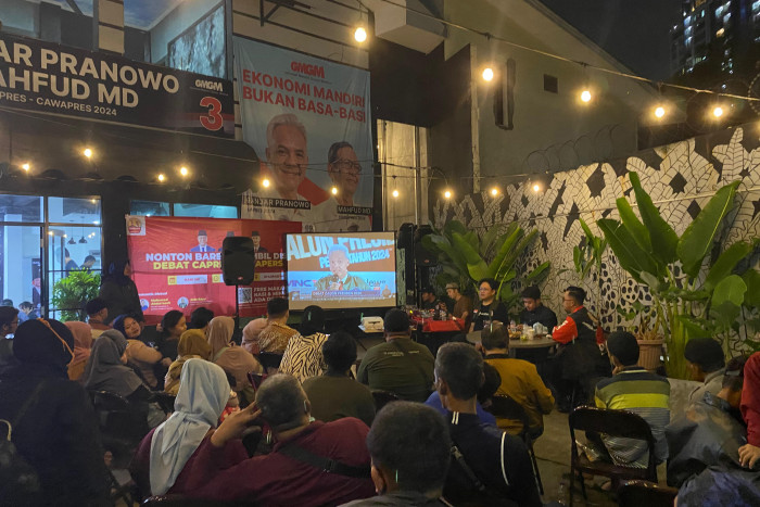 Generasi Mandiri Ganjar-Mahfud Gelar Nobar Debat Capres