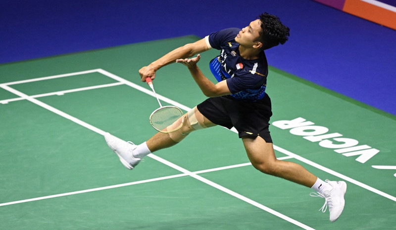 Kalahkan Wakil Taiwan, Anthony Ginting Melenggang ke 16 besar Malaysia Terbuka 2024