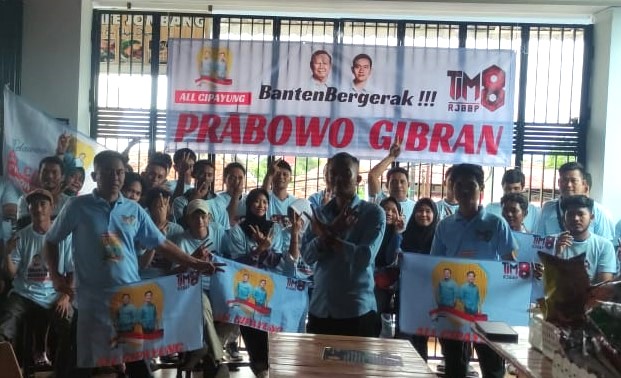 Relawan All Cipayung Banten Terus Bergerak Bersama Gen Z