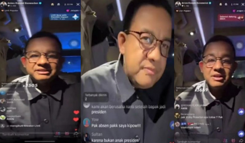 Timnas Amin Bersyukur Fenomena Akun Aniesbubble dan Live TikTok Dapat Dukungan di Medsos