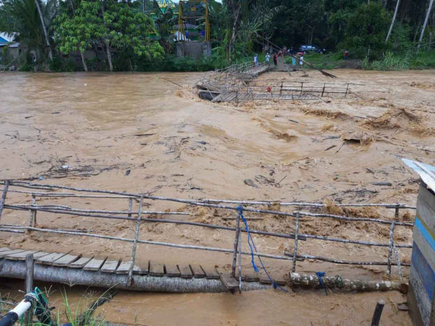 Banjir Bandang Landa Desa Paramasan di Kaki Pegunungan Meratus