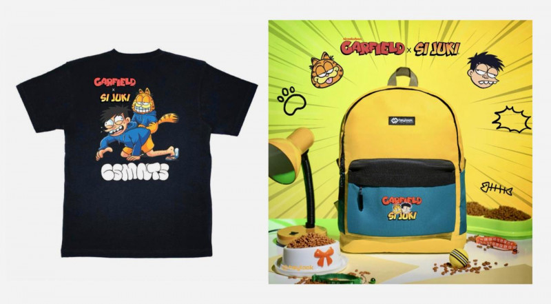 Brand Lokal Hadirkan Koleksi Eksklusif Karakter Komik Si Juki x Garfield 