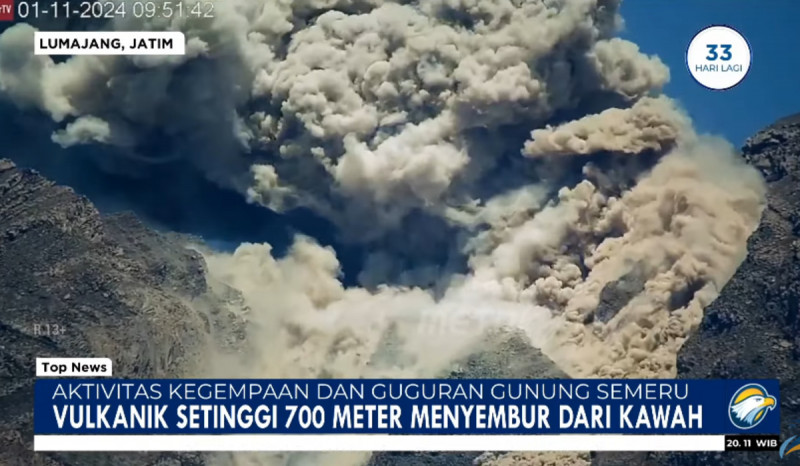 Erupsi Gunung Semeru, Bandara Abdulrachman Saleh di Malang Ditutup