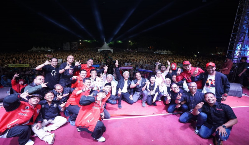 Sahabat Ganjar Gelar Pesta Rakyat di Semarang