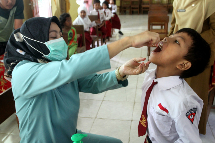 Sub PIN Polio Putaran Pertama Ditargetkan 8,4 Juta Anak