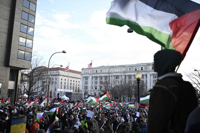 Demo di Washington hingga London Peringati 99 Hari Kebiadaban Israel