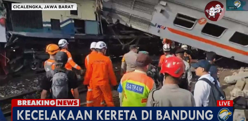 Perjalanan Kereta Api Tujuan dan Keberangkatan Bandung Lewati Jalur Memutar