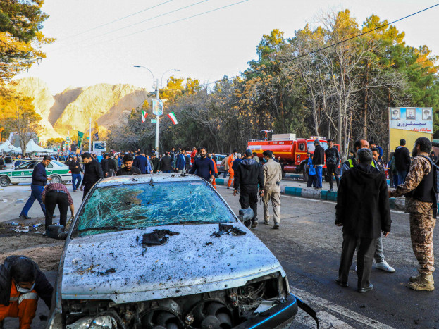 Iran Berkabung atas 84 Orang Tewas dalam Dua Ledakan