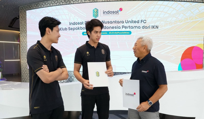 Indosat Dukung Pengembangan Talenta Muda Nusantara United FC