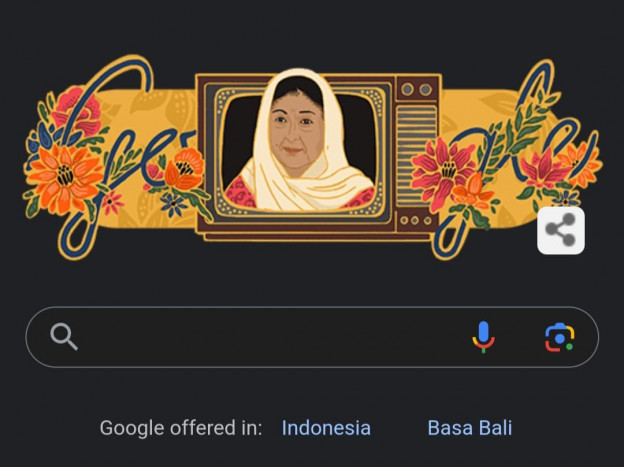 Google Doodle Rayakan Hari Ulang Tahun Aminah Cendrakasih, Mak Nyak Si Doel