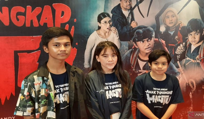 Bintang Film Petualangan Anak Penangkap Hantu Tegaskan tidak Takut Selama Syuting