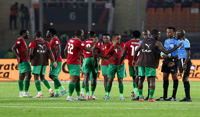 Gol Larut Hotto Pastikan Namibia Kejutkan Tunisia