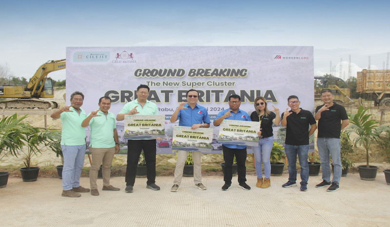 Modernland Realty Mulai Pembangunan Super Cluster Great Britania Tahap Ke-2  