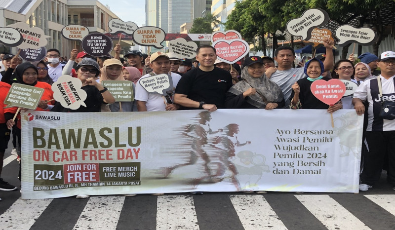 Hadir di CFD, Bawaslu Ajak Masyarakat Awasi Pemilu Hingga Tolak Politik Uang