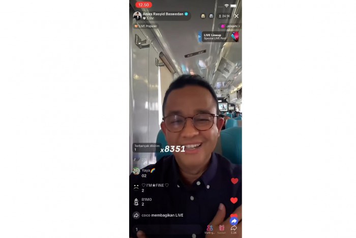 Anies Sering Ditertawai Anak-anaknya saat Mulai Live Tiktok