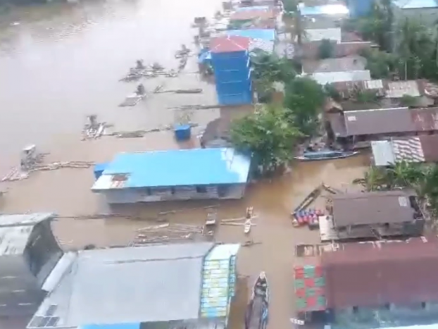 Banjir Kapuas di Kalimantan Tengah Meluas
