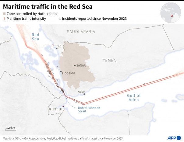 Laut Merah Masih Jadi Rute Terbaik Kapal Tanker Minyak Dunia