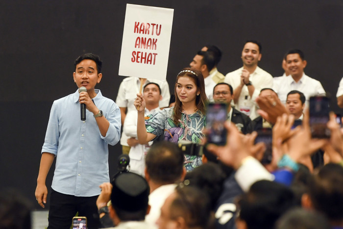 Gibran dan Istri Nonton Bareng GDA 2024 di JIS