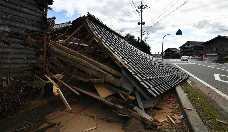 30 Orang Tewas Akibat Gempa Bumi di Jepang 