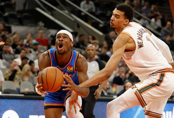 NBA Rookie, Thunder menang 140-114 atas Spurs