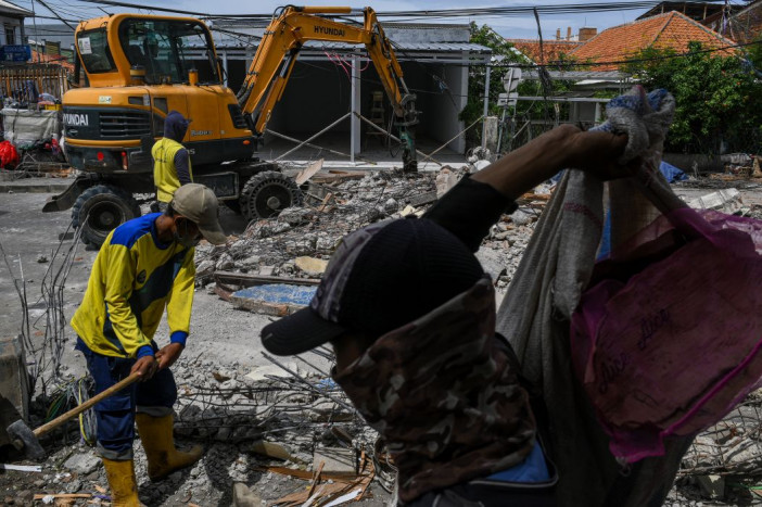  Pemkot Dinilai Ingkar Janji, Pedagang Pasar Anyar Hentikan Pembangunan Pagar